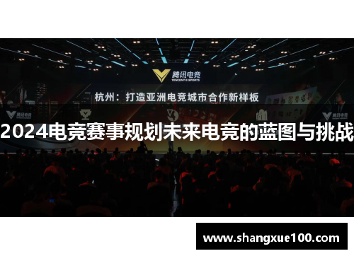 2024电竞赛事规划未来电竞的蓝图与挑战